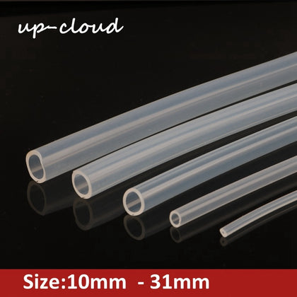 4 Meters Food Grade Transparent Silicone tube/hose 10 12 16 18 20 25 31mm Flexible Rubber Hose Beer Pipe Milk Hose