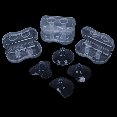 1Set Breastfeeding Mother Milk Silicone Nipple Silicone Nipple Protectors Feeding Mothers Nipple Shields Protection Cover