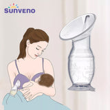 Sunveno Silicone Manual Breast Pumps Nurse Strong Suction Reliever Breast Pump Breast Collector Feeding Milk Bottle Sucking